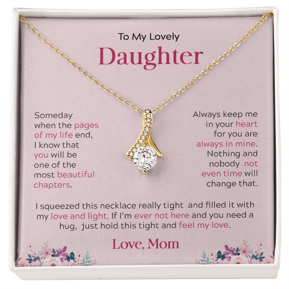 My Daughter | Always in my heart - Alluring Beauty necklace